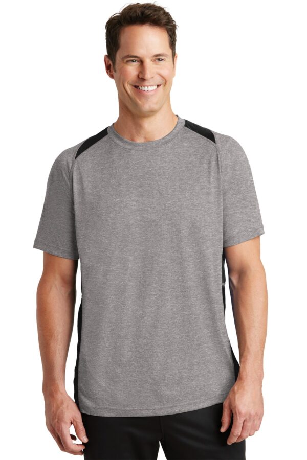 Sport-Tek ST361 Heater Colorblock Contender Adult Tees